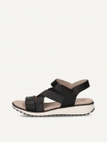 Caprice Sandale - Schwarzes Nappa Caprice Sandale - Schwarzes Nappa