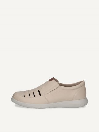 Caprice Slipper - Beigefarbenes Kammleder Caprice Slipper - Beigefarbenes Kammleder