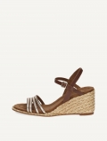 Caprice Sandalette - Cognac/Gold Caprice Sandalette - Cognac/Gold